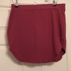 Burgundy Skirt